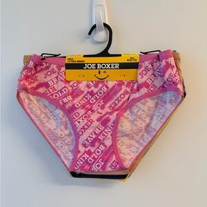 Joe Boxer Kids' Pink and Multicolor Bikini Briefs - 10 Pack